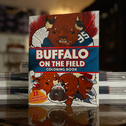 Buffalo On The Field Coloring Book