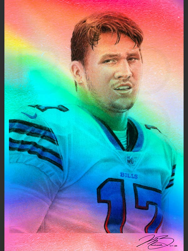 Josh Allen: White Jersey