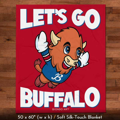 Let's Go Buffalo Blanket