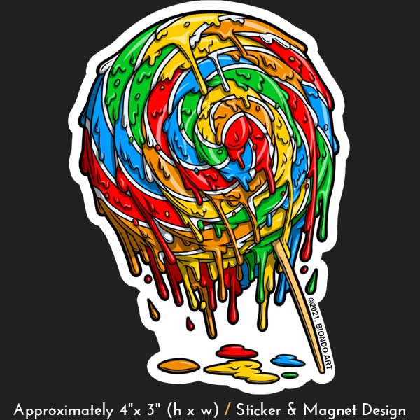 Stickers & Magnets: Dripping Candy