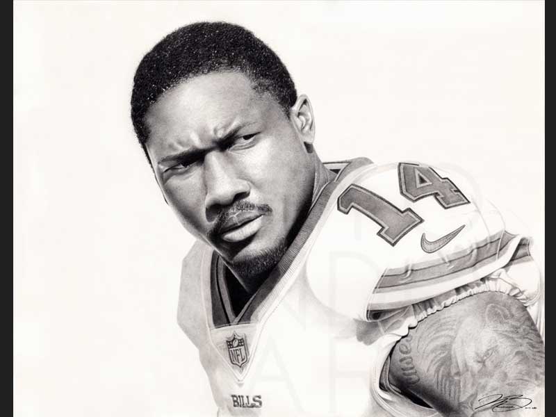 Stefon Diggs Portrait