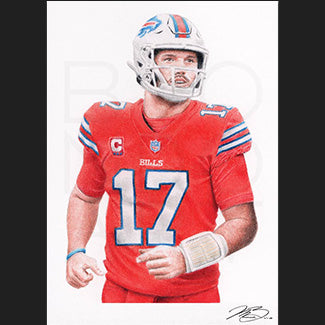 Josh Allen: Red Jersey