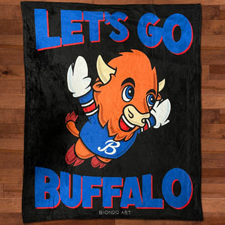 Let's Go Buffalo Blanket